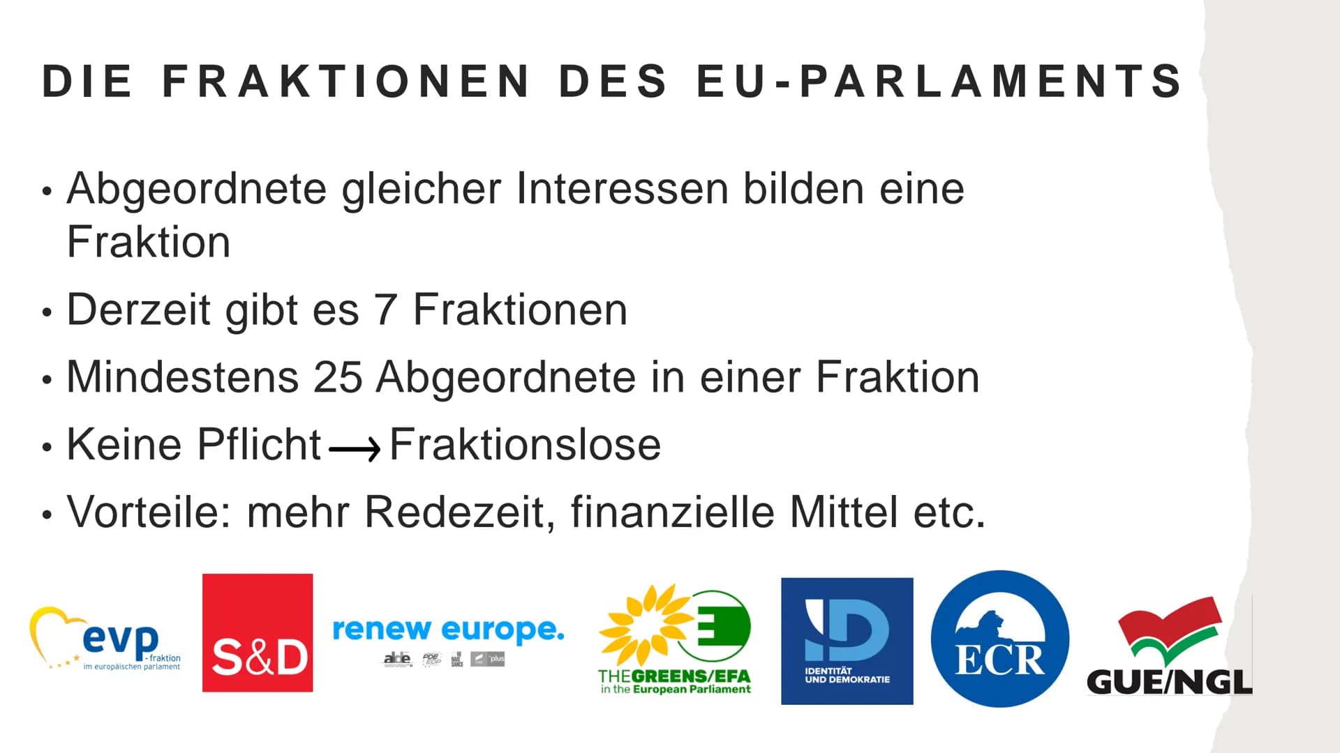 # DAS EUROPÄISCHE PARLAMENT

Von Leny, Rieke & Jette-Marie # GLIEDERUNG

Was ist das Europäische Parlament?
Wahlen
Aufgaben
Ziele
Fraktionen