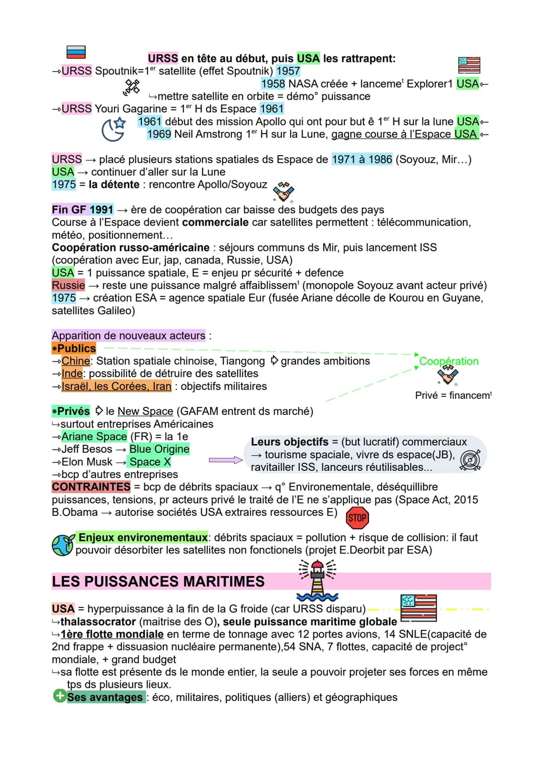 # THÈME 1:
DE NOUVEAUX ESPACES DE CONQUÊTE

CHAP INTRO
* Puissance Faire, faire faire, empêcher de faire, refuser de faire (Serge Sur)
* pay