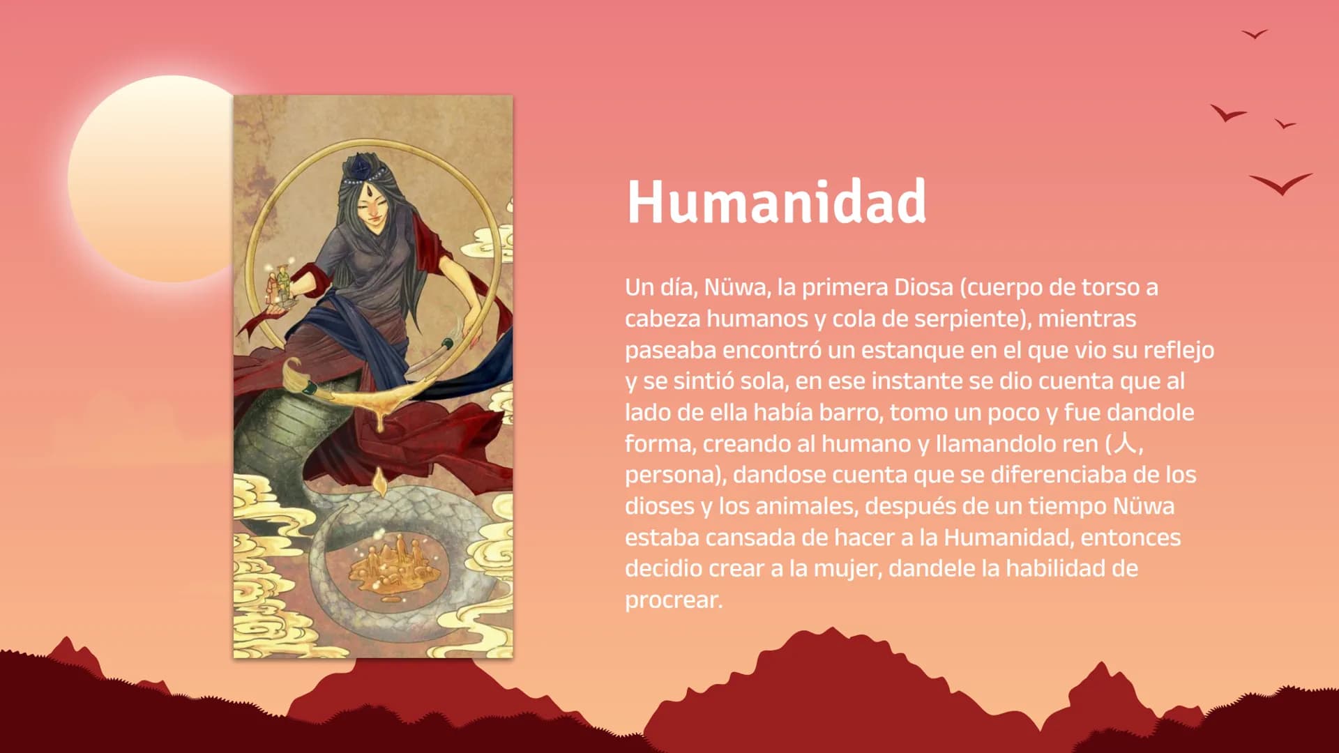 Religion
china # Introduccion

En un principio, no había tiempo, ni nada y las tinieblas y el caos
conformaban un huevo del cual nacio Pan G
