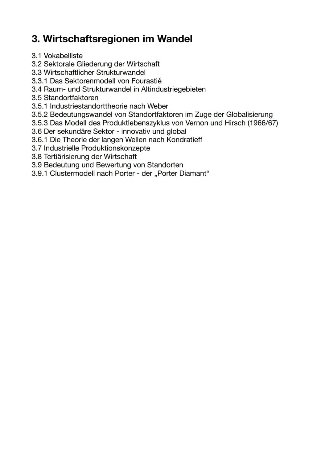 3. Wirtschaftsregionen im Wandel

3.1 Vokabelliste
3.2 Sektorale Gliederung der Wirtschaft
3.3 Wirtschaftlicher Strukturwandel
3.3.1 Das Sek