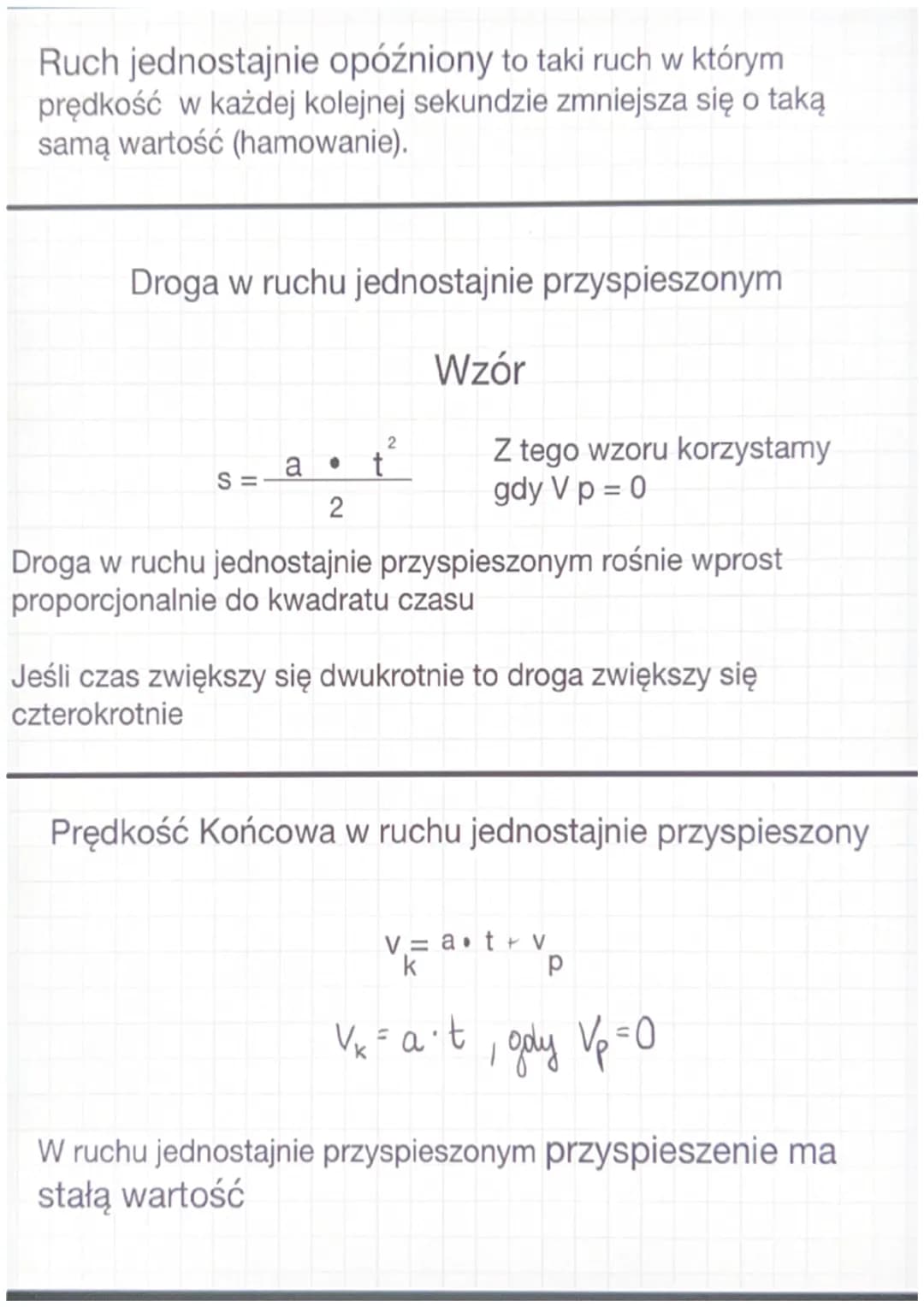 # Ruch prostoliniowy
zmienny

Prędkość chwilowa to prędkość ciała danej chwili wskazuje ją
np. Prędkościomierz w samochodzie

Średnia wartoś