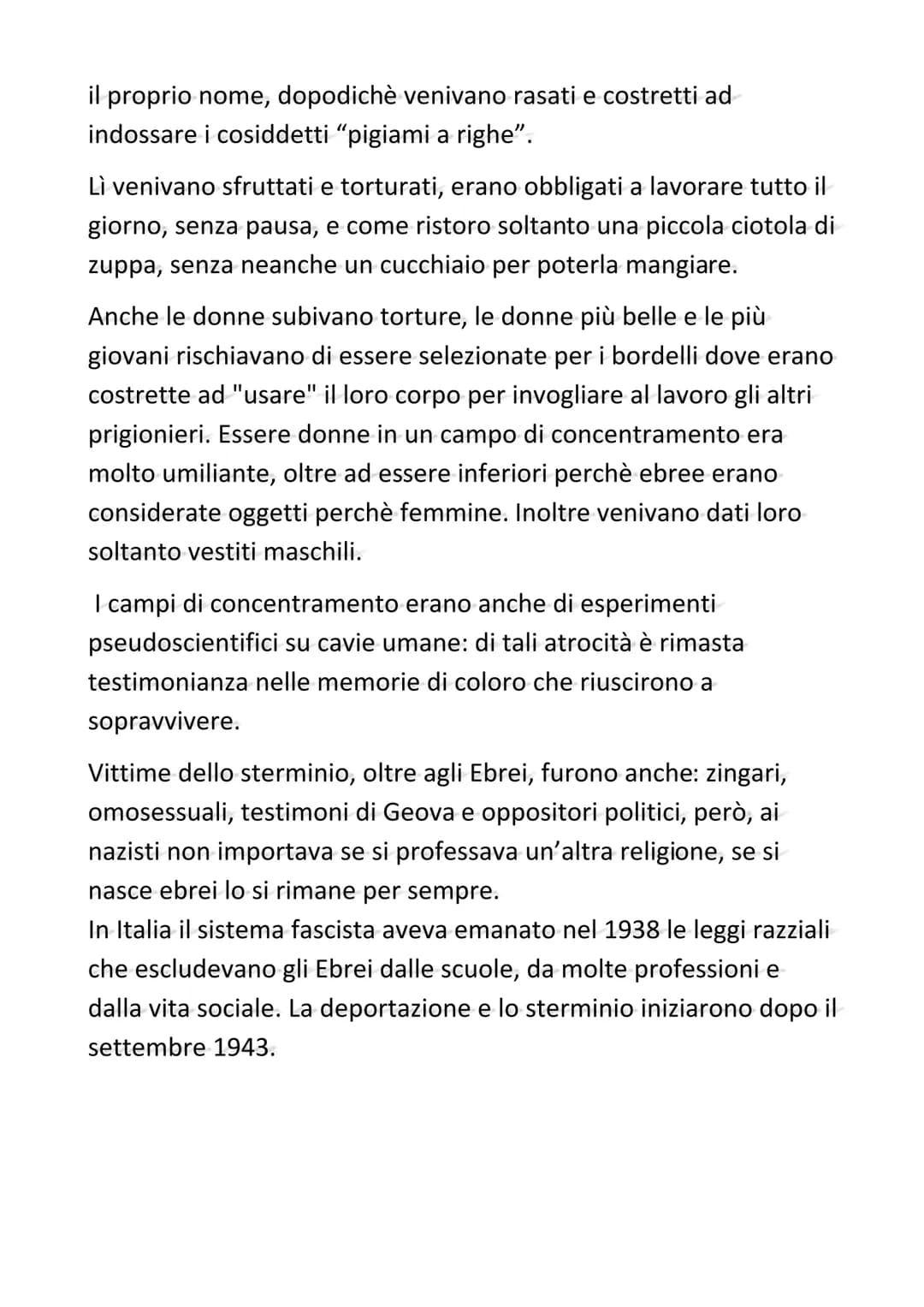 # La Shoah

Shoah è un termine ebraico (tempesta devastante) col quale si
vuole indicare lo sterminio del popolo ebraico durante la Seconda
