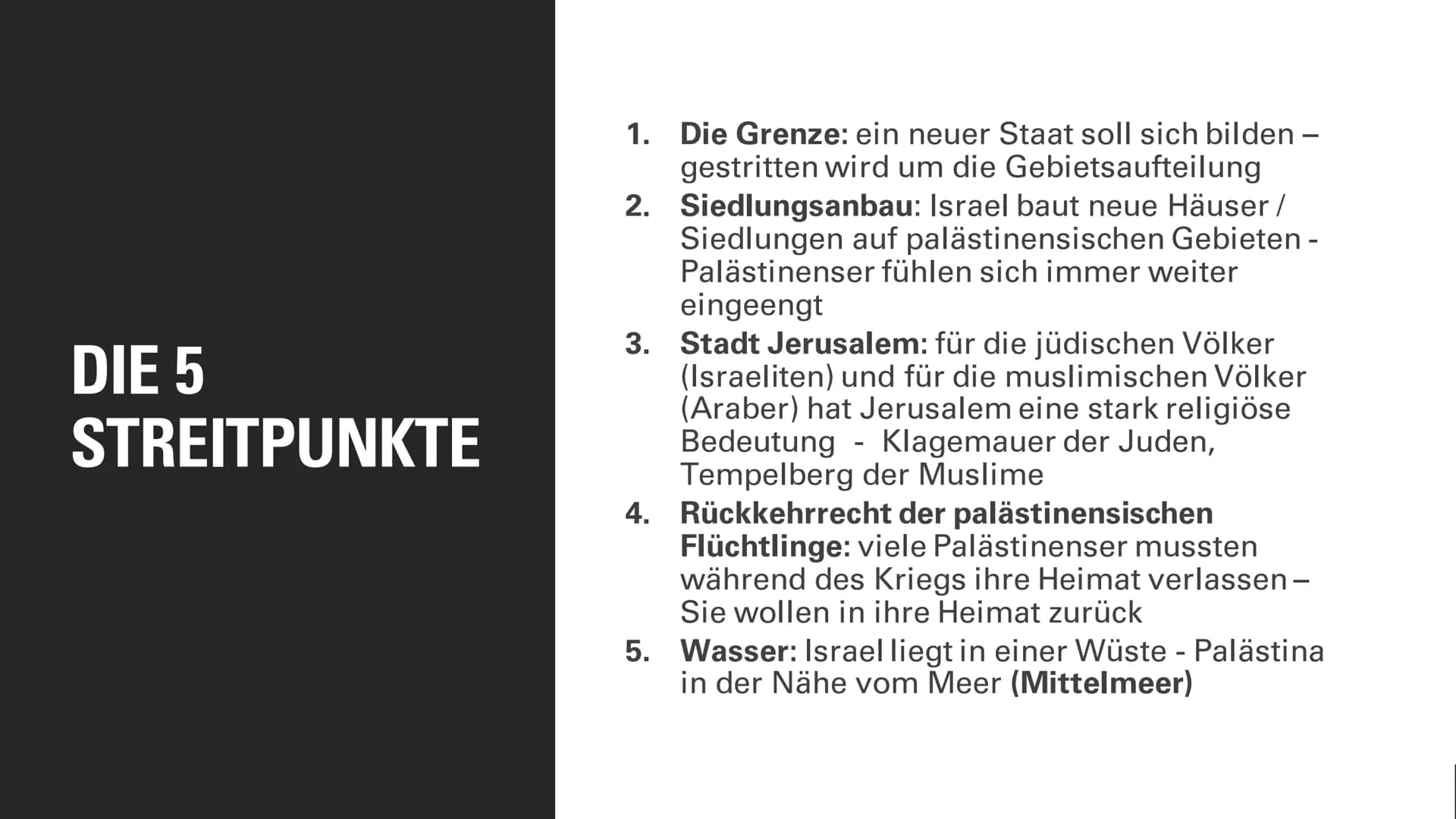 DER

NAHOSTKONFLIKT

zwischen Palästina und Israel

🇵🇸 🇮🇱 - Jüdisches Volk möchte ein Ort für sich
- Juden wurden in vielen Ländern verf