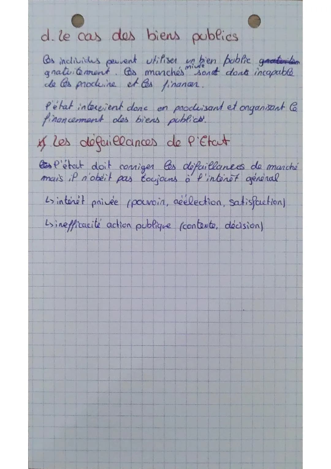 Eco
# Chapitre 2
les défaillances de manché et de l'Etat

1. Les défaillances de marché

a. Asymétrie d'information

désigne une situation d