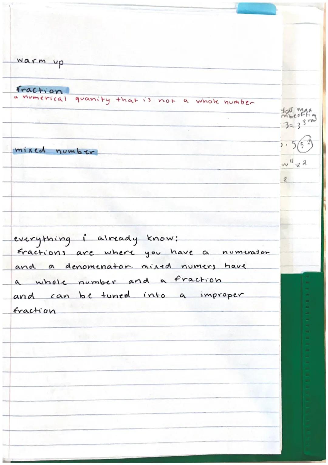 # warm up
Iurt you
1. 5(y+3)-6
5y + 15-6
5y +9
2.-3(x+1)+4(8-x)-18
-3x-3+32-4x-18
-7x+29-18
-7x+11

9/26/23

p=add all sides.
a = multiply.
