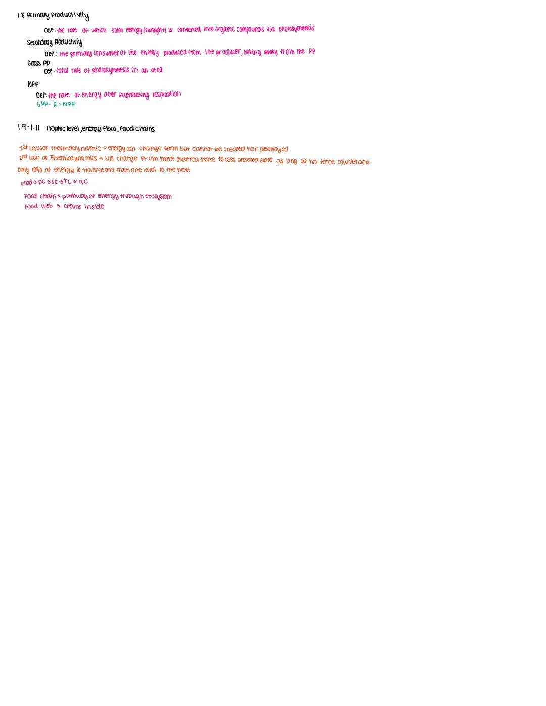 Schedule
1) Daily videas
2) 60 over asc
3) 100% at notes and wkst✓
4) online quiz (schoology)
5) Quiz on college Board X

Unit 1 Ecosystems
