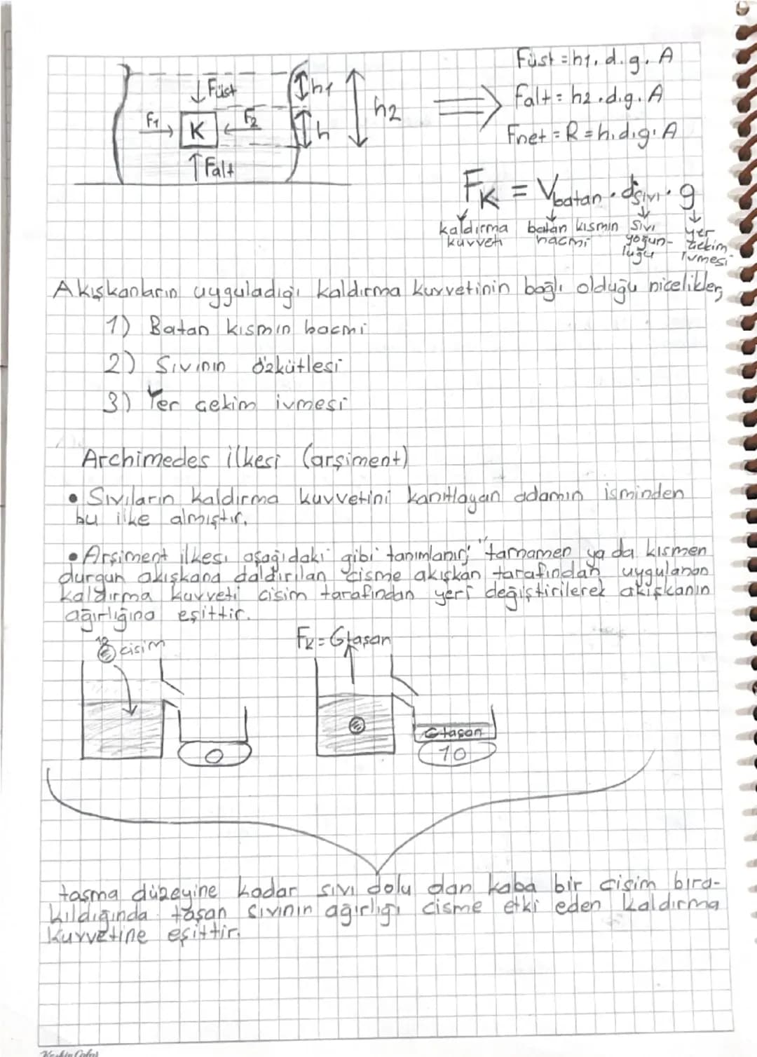 Fizik
3. Ünite Kaldırma Kuvveti
→Akışkan içindeki cisimleri yukarı doğru iten bu kuvvete
Kaldırma kuvveti denir.
Örneğin Bir madeni para sud
