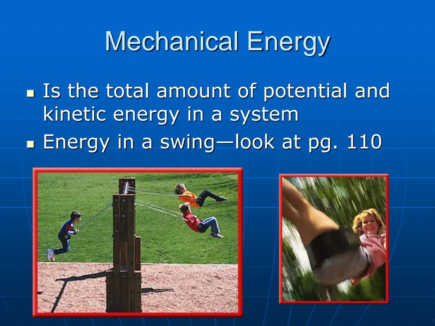 # Power and Energy # Power

■ Rate at which work is done; amount of
work done per second
■ Power (in watts) = work (J)/time (s)
■ P=W/t
■ If