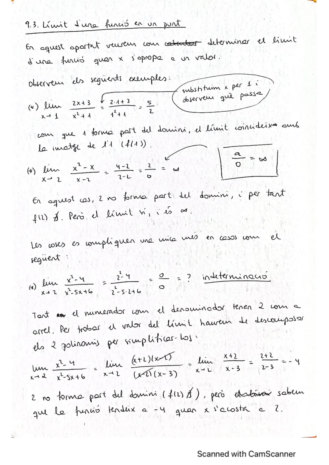 T9- Límits i continuïtat de funcions.

9.1. Introducció
9.2. Límit d'una funció e l'infinit
9.3. Límit d'una funció en un punt
9.4. Límits l