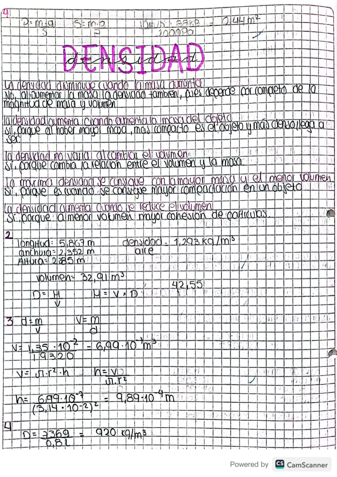 # PRTSION

167 presion disminune quando aument
cecie de
So, porque al aumentar la superficie de contacto el objeto reposa en mayor espacio,

