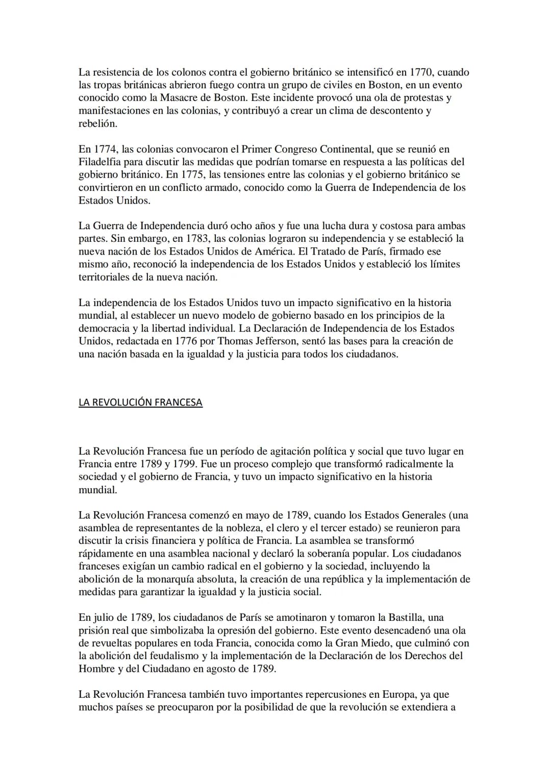 # LA ERA DE LAS REVOLUCIONES LIBERALES

La era de las revoluciones liberales es un periodo histórico que abarcó
aproximadamente desde finale