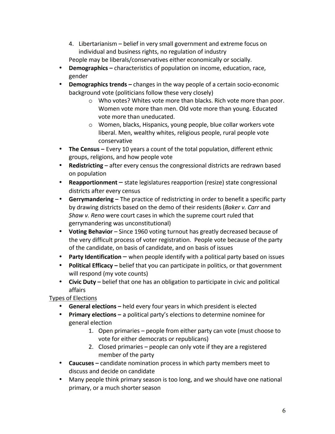 # AP Government Study Guide

Unit One: Constitutional Underpinnings
Fundamental Principles of Democracy
- Direct Democracy - citizens meet a