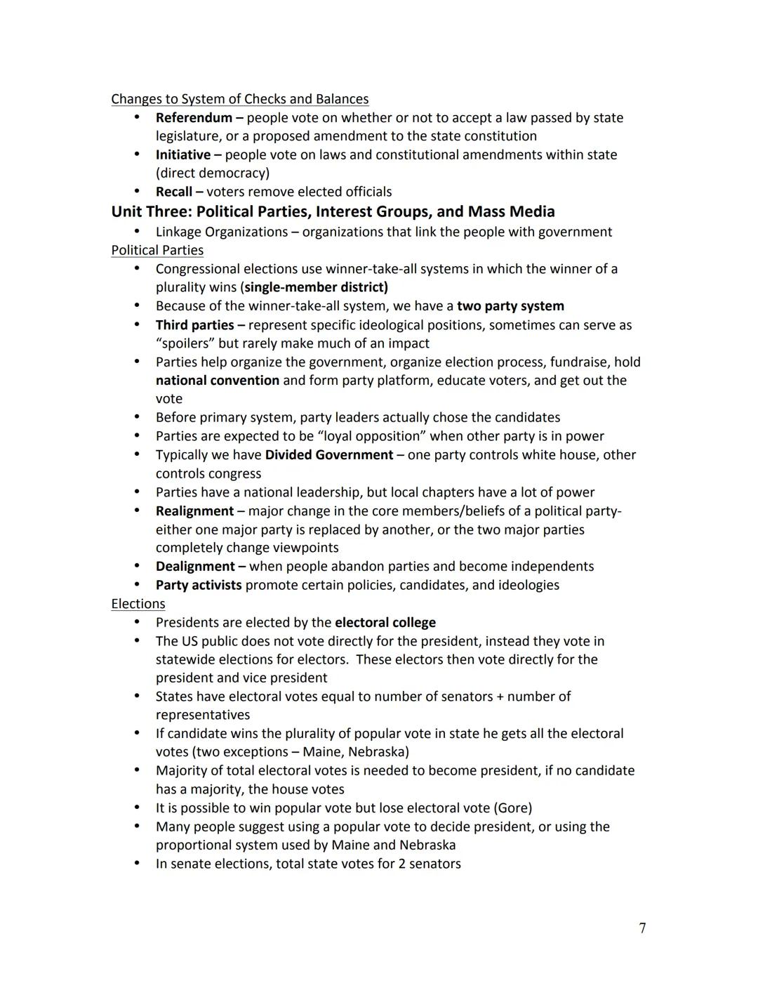 # AP Government Study Guide

Unit One: Constitutional Underpinnings
Fundamental Principles of Democracy
- Direct Democracy - citizens meet a