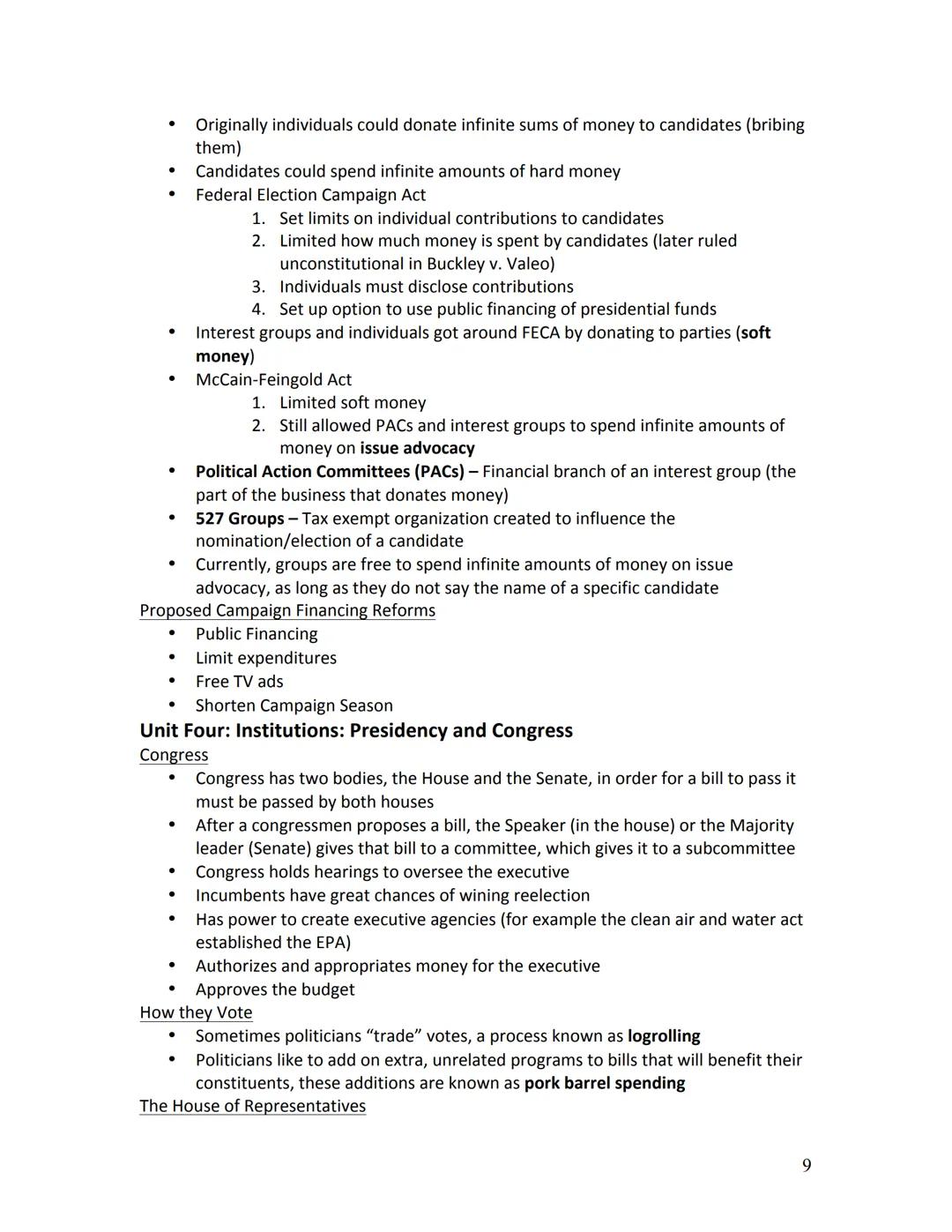 # AP Government Study Guide

Unit One: Constitutional Underpinnings
Fundamental Principles of Democracy
- Direct Democracy - citizens meet a