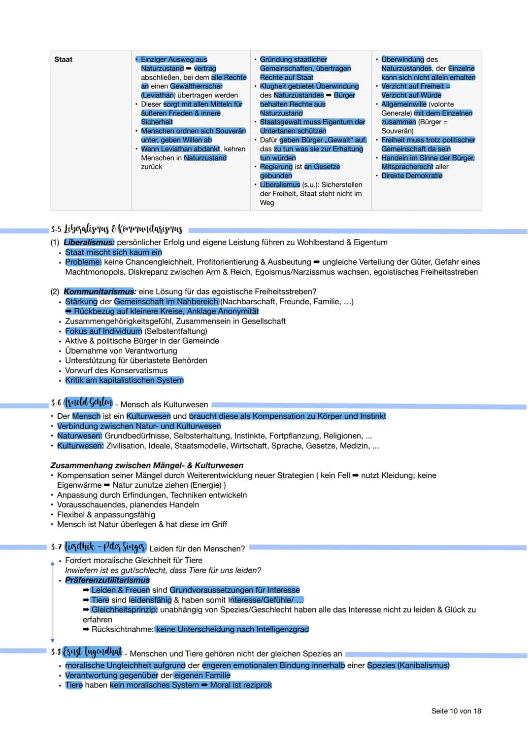 # Philosophic Abitur - Tharanubersicht

1. Kurshalbjahr - Erkenntnisphilosophie

- Substanzdualismus: Geist & Körper bilden zwei Substanzen;