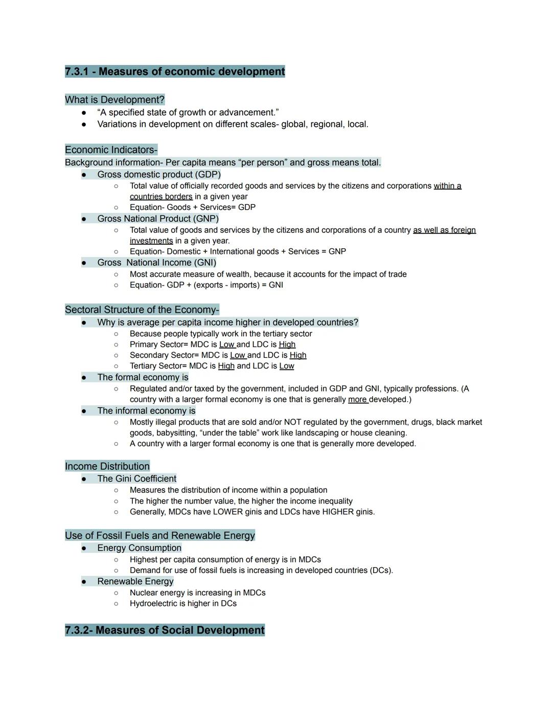 # Unit 7- Development

## 7.1- The industrial revolution

Industrial Revolution-

*   Starting in the 18th century, there were multiple adva