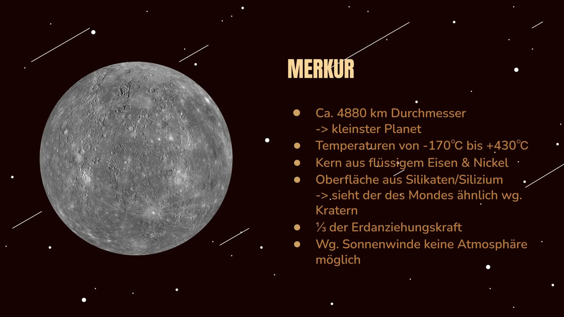 # UNSER·
# SONNENSYSTEM
PRÄSENTATION VON NATE DASZEK &
ANNEMARIE HEBERT # GLIEDERUNG

1. Grundlagen
2. Planeten im Sonnensystem
3. Leben im 