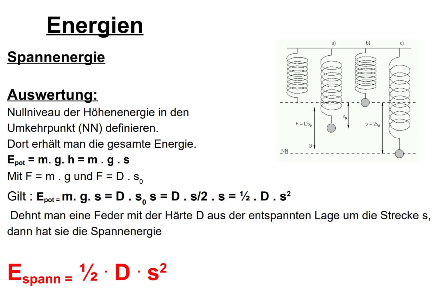 # Erhaltungssätze # 1. Energieerhaltungssatz # Energien

Energie ist die Fähigkeit eines Körpers Arbeit zu verrichten.

Ein Körper, der arbe