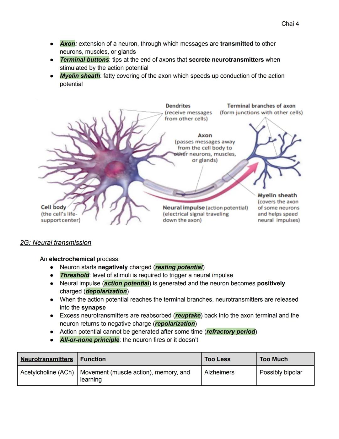Chai 1

Unit 2: Biological Bases of Behavior (8-10%)

2A-C: Heredity, Environment, Evolution

*   **Heredity**: genetically transmitted or t