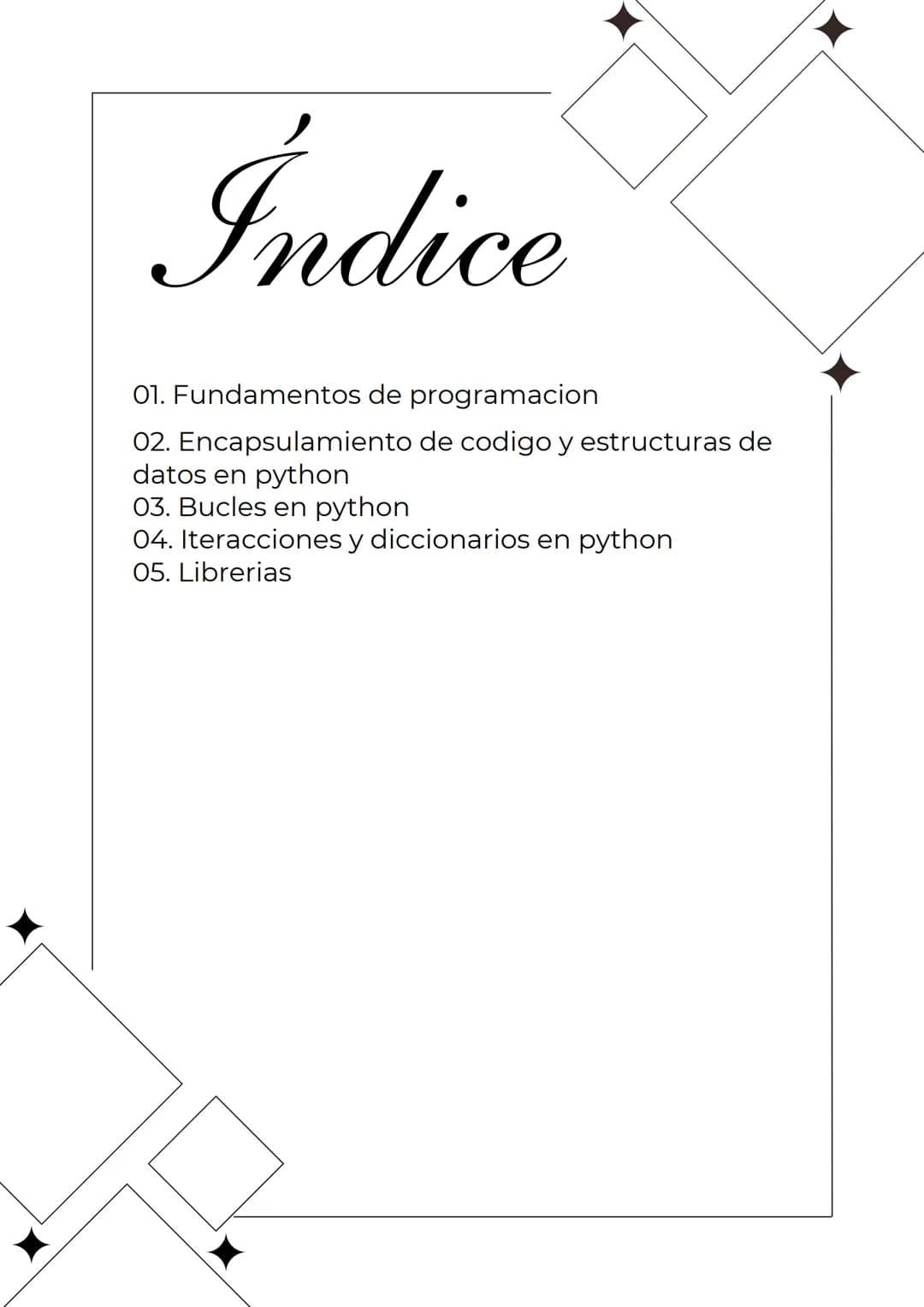 2 semestre

# Programacion
## BASICA

Todo esta diseñado, pocas cosas
estan bien diseñadas. Indice
01. Fundamentos de programacion
02. Encap