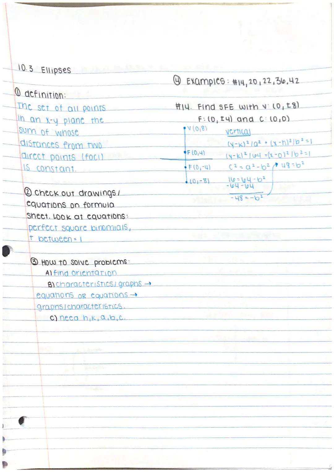 # 10.4 Hyperbolas

Definition:
The set of all (x,y)
points in a plant, the
difference of whose
distances from two
fixed points is constant.
