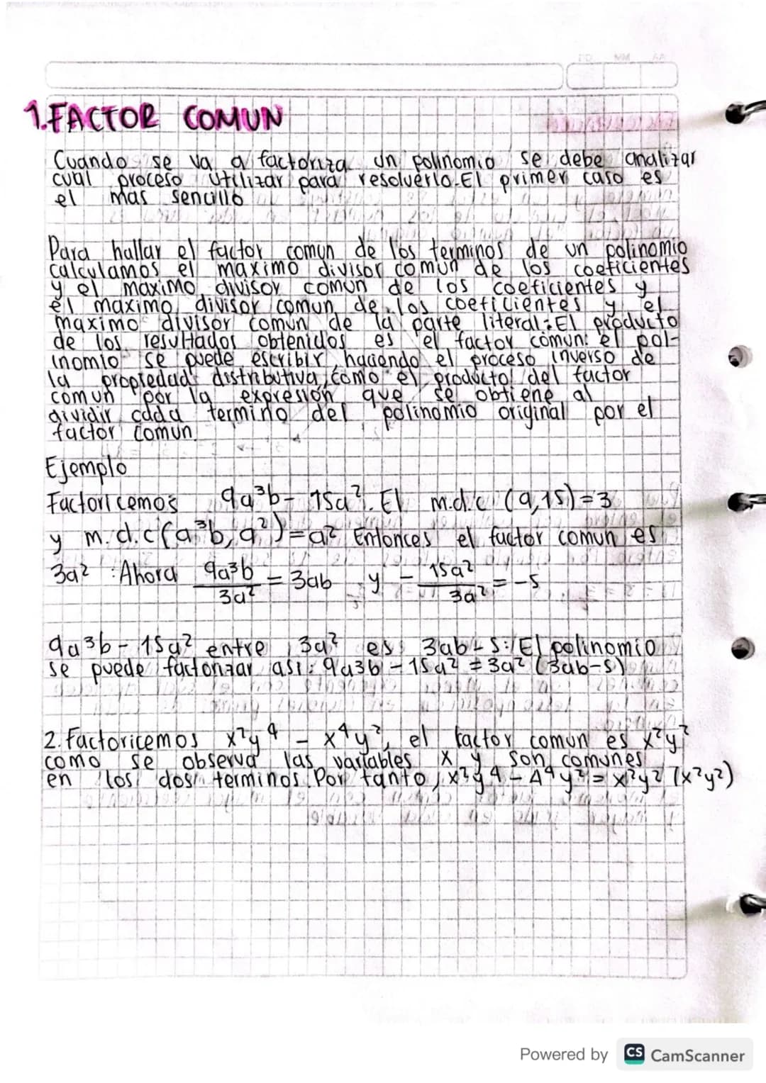 # FACTORENCIÓN

KUMOD SODAT

Para determinar todos los factores enteros de un numero, se
usa la descomposicion en factores primos del
numero