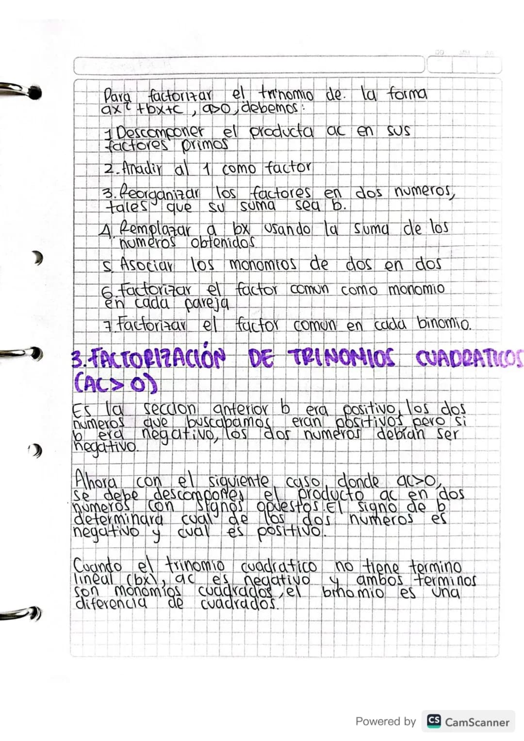 # FACTORENCIÓN

KUMOD SODAT

Para determinar todos los factores enteros de un numero, se
usa la descomposicion en factores primos del
numero