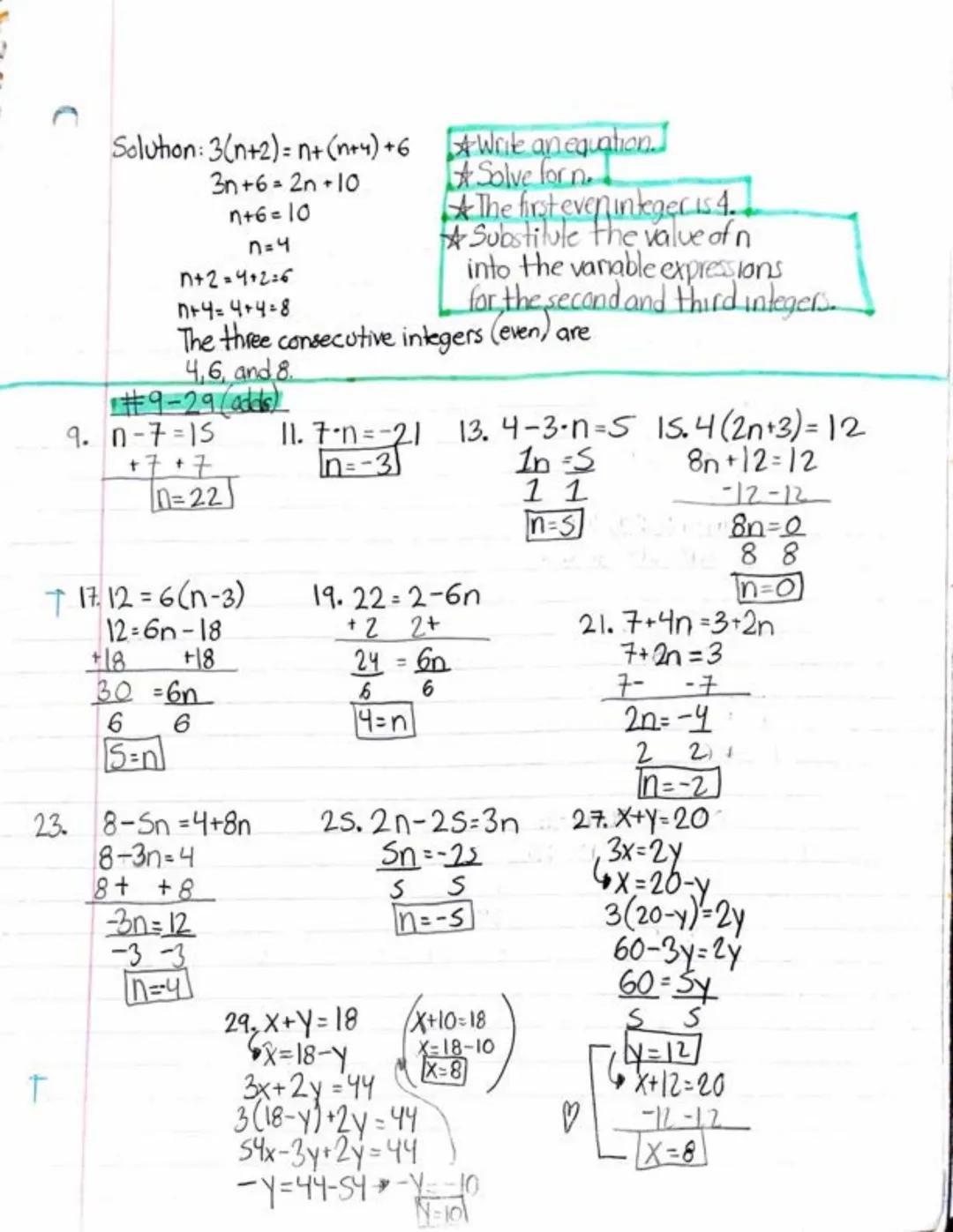 Section 4.1 s Translate a sentence into an equation NOTES 2-25-18
1. An equation states that two mathematical expressions are equal.
Therefo