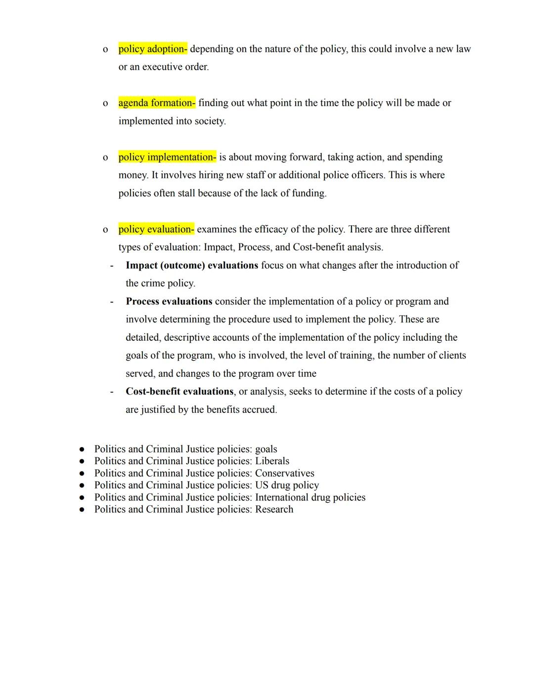 # Principles of Criminal Justice

Crime & Criminal Justice: Chapter 1

Definitions:

crime- the violation of the laws of a society by a pers