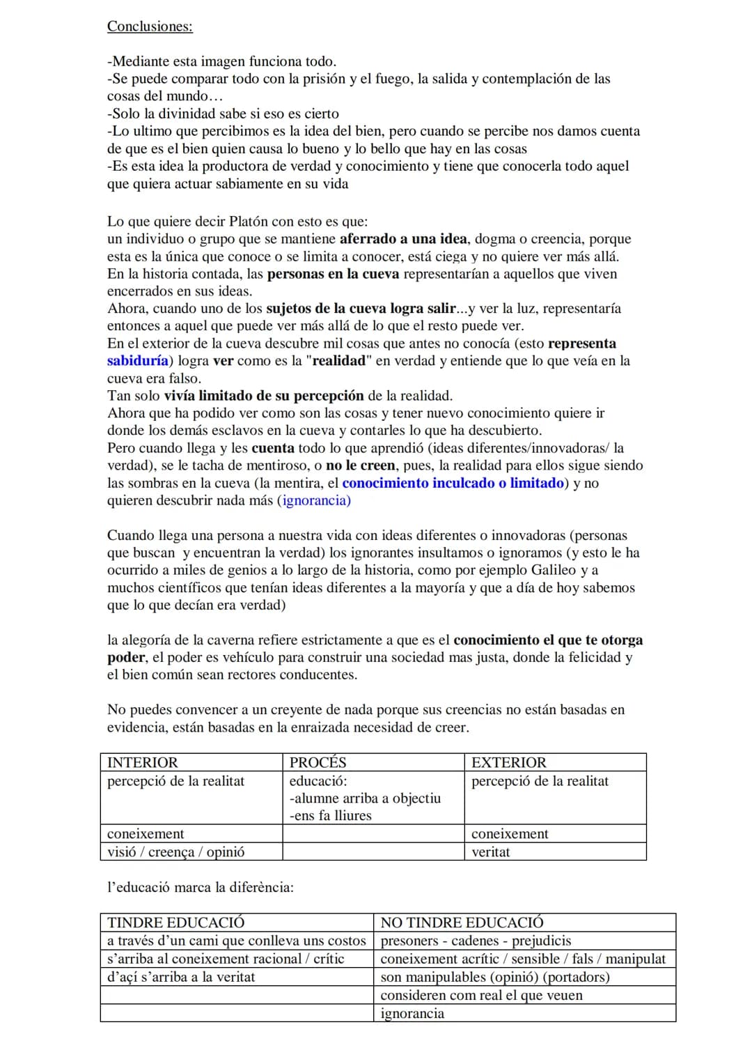# El Mito de la Caverna

Explicado en el libro VII de "La República" de Platón

Ubicación:

-Un lugar cavernoso con una gran entrada por la 