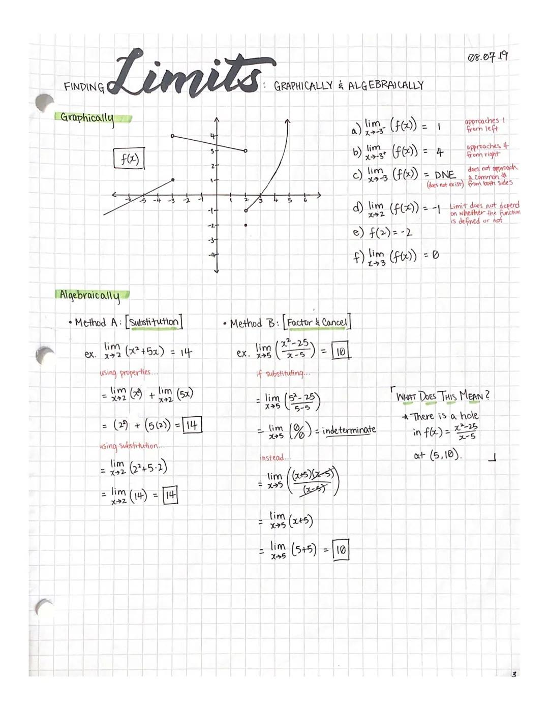 
<h2 id="definition">Definition</h2>
<p>If f(x) becomes close to a single number L as x approaches c from both the left and the right, then 