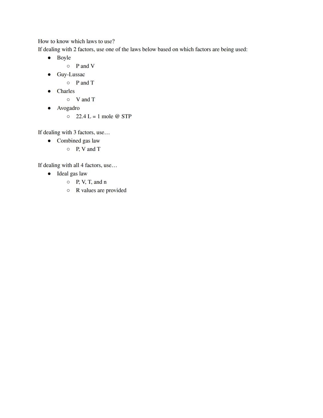 # Unit 9.3 Gas Laws' Fundamentals
*Combined & Ideal Gas Laws*
Instead of just studying 2 different factors, we can combined Boyle's, Charles