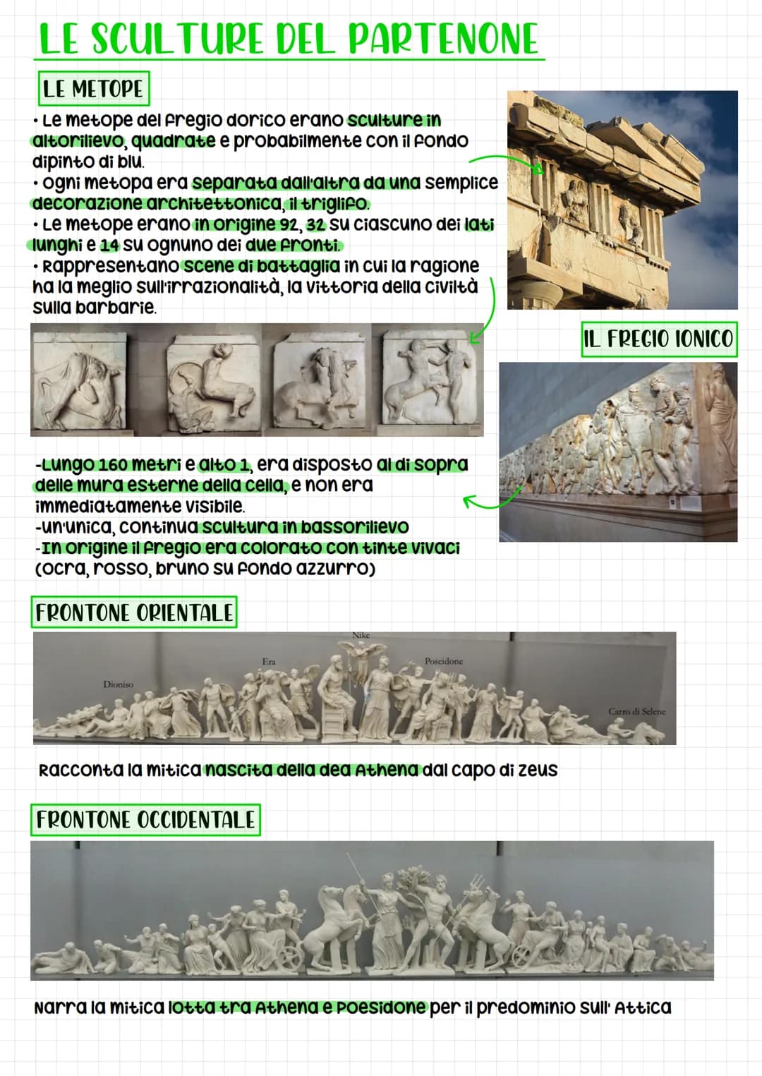 # IL PARTENONE

Il naòs (la cella) era divisa in due parti:
-La parte anteriore che conteneva la
statua della dea, circondata da un
colonnat