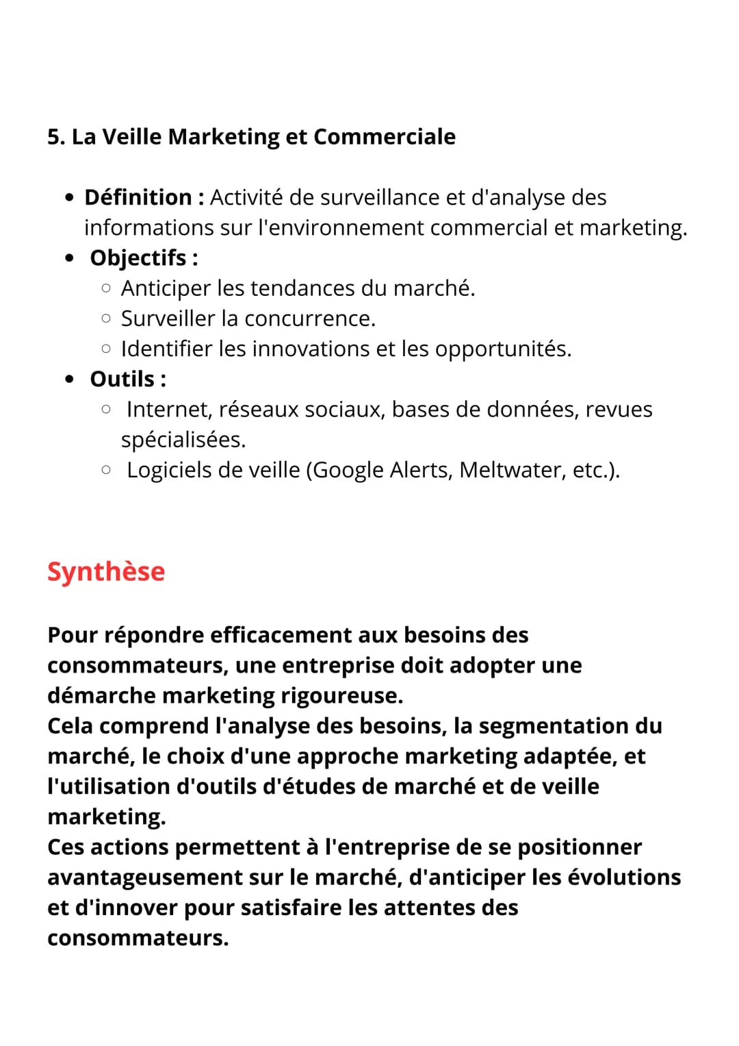 # Management STMG

Chapitre 1 - La Réponse au Besoin du Consommateur

1. Les Besoins

*   Définition: Un besoin est une sensation de manque 