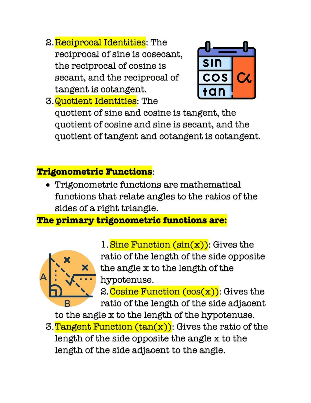 Title: Trigonometry and More...

Introduction:
- Trigonometry is a branch of
mathematics that deals with the
relationships between the angle