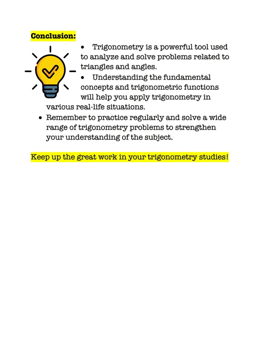Title: Trigonometry and More...

Introduction:
- Trigonometry is a branch of
mathematics that deals with the
relationships between the angle