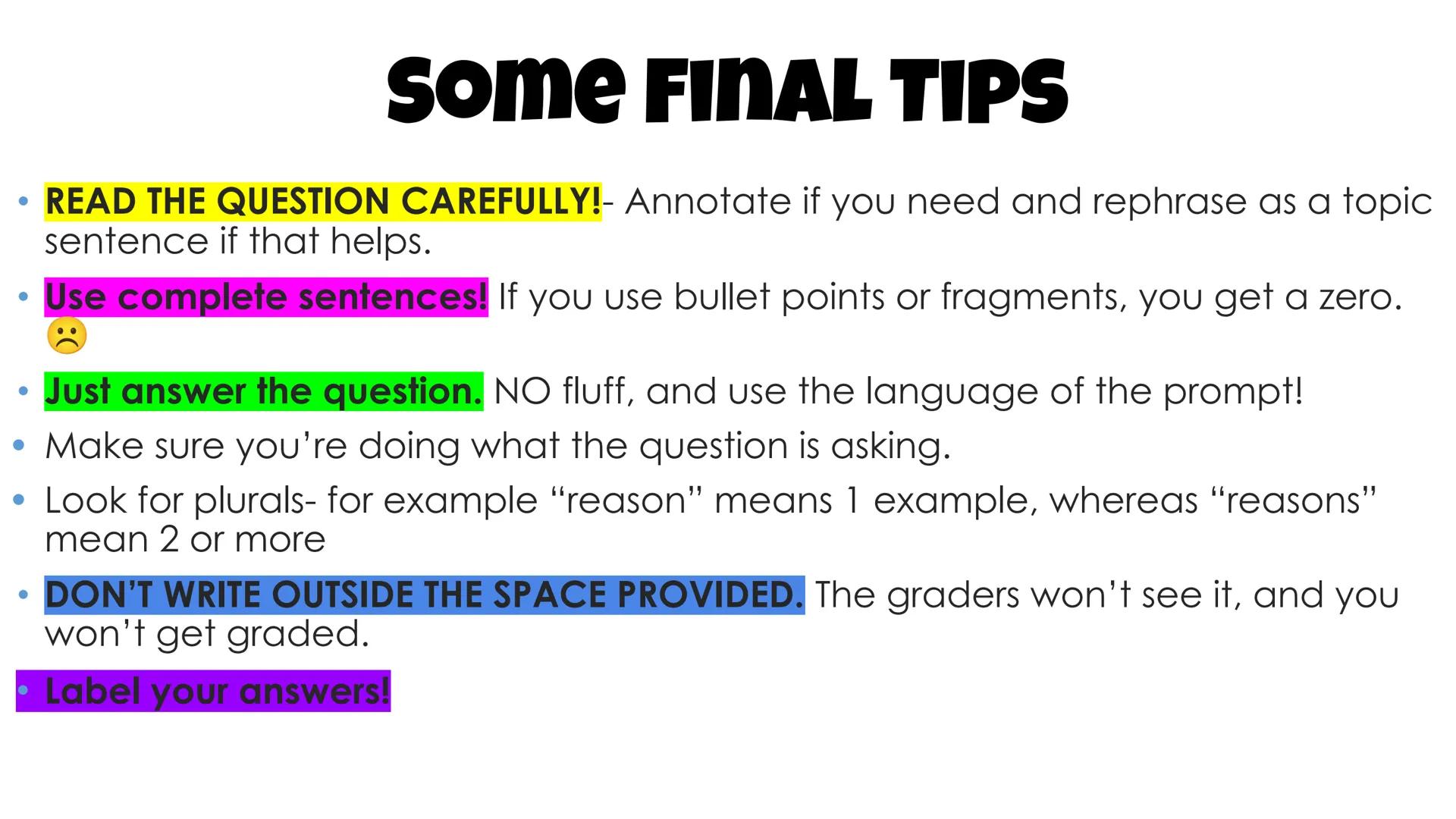 
<h2 id="whysaq">Why SAQ?</h2>
<p>The Short Answer Question (SAQ) is a question that requires a brief, specific, and accurate answer. It doe