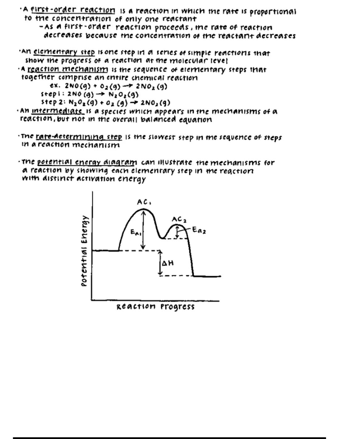NICK RAMos
chemistry-Kinetics

•A reaction rate is the change in concentration of a reactant or
product with time, measured in molarity per 