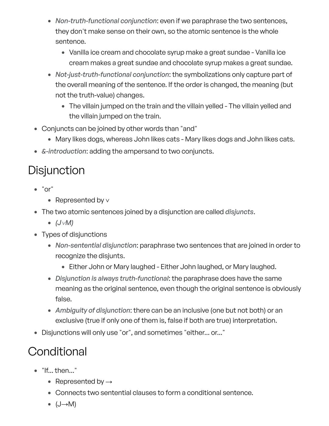 # OLI - 2. Syntax and symbolization

Atomic Formulae and Logical Connectives

*   Two categories:
*   Atomic formulae: sentences with no log