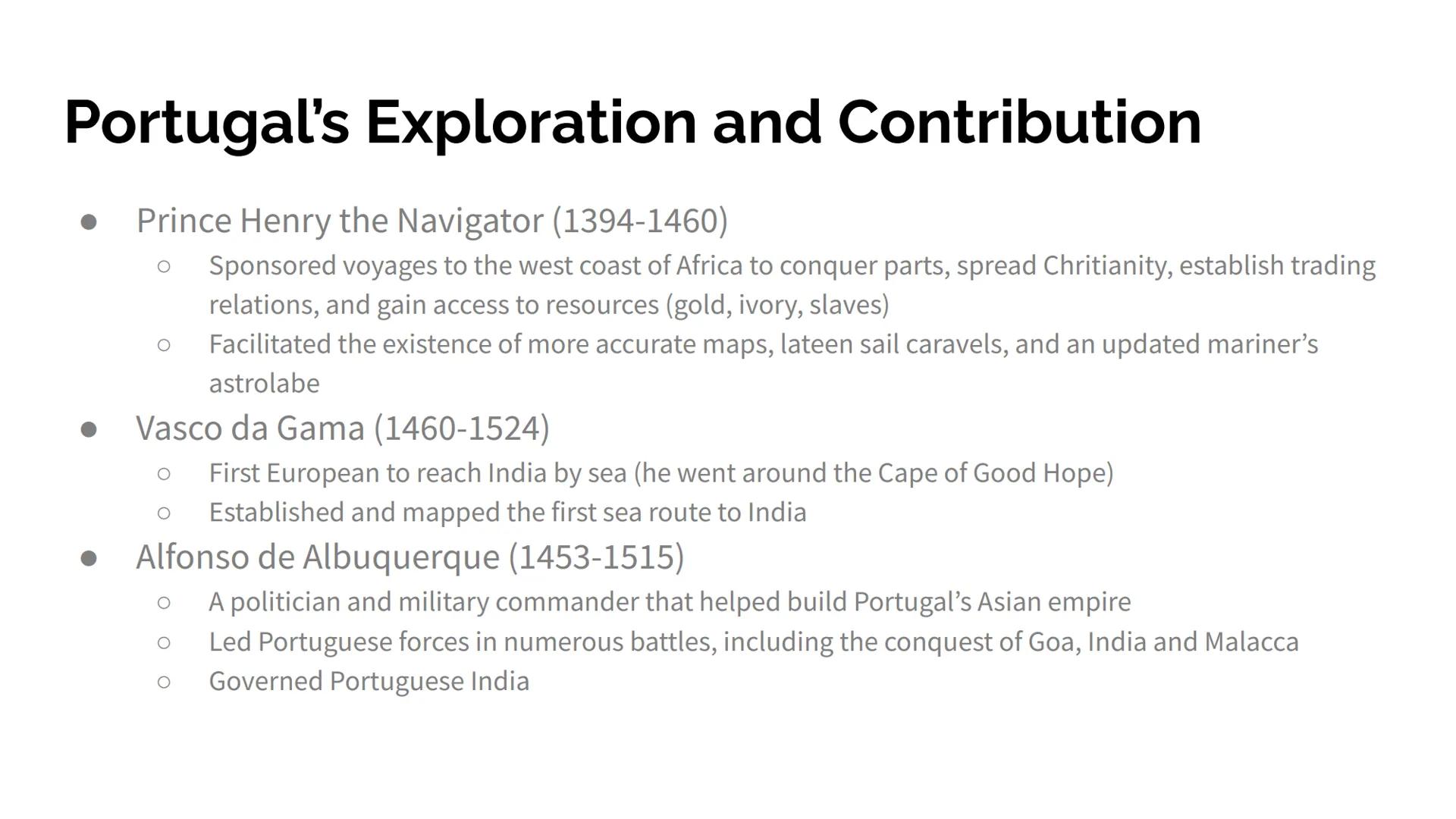 # Topic 4.2

Exploration: Causes and Events from 1450-1750 # Objective

In this presentation, we will learn about the causes, effects, and c