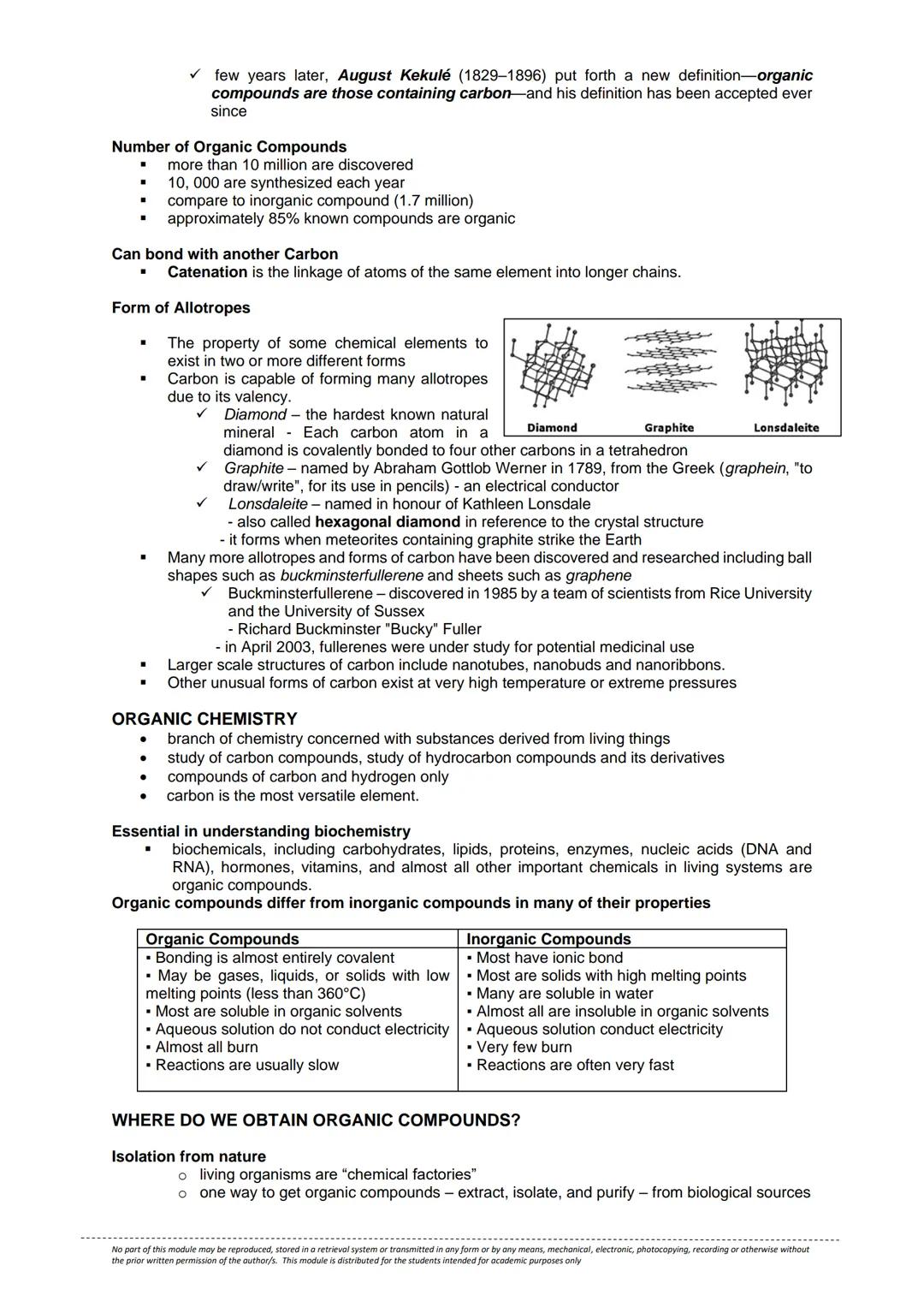 Chapter 1: Introduction to Chemistry
and Organic Chemistry
Objectives: After completion of the lesson, the students shall be able to:
1. Gai