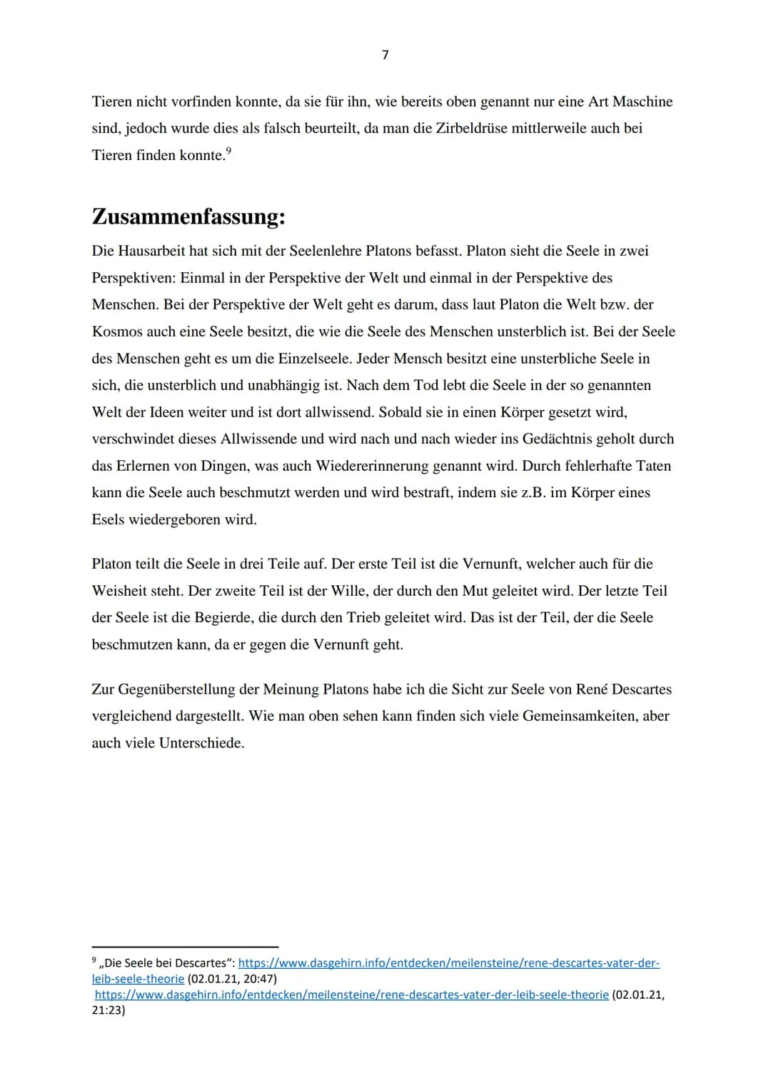PLATON

Eine Darstellung seiner Seelenlehre

Hildegardis-Schule
Valentina Cappello

Q1.1, Philosophie, Wei 2

# Inhaltsverzeichnis:

1. Einl