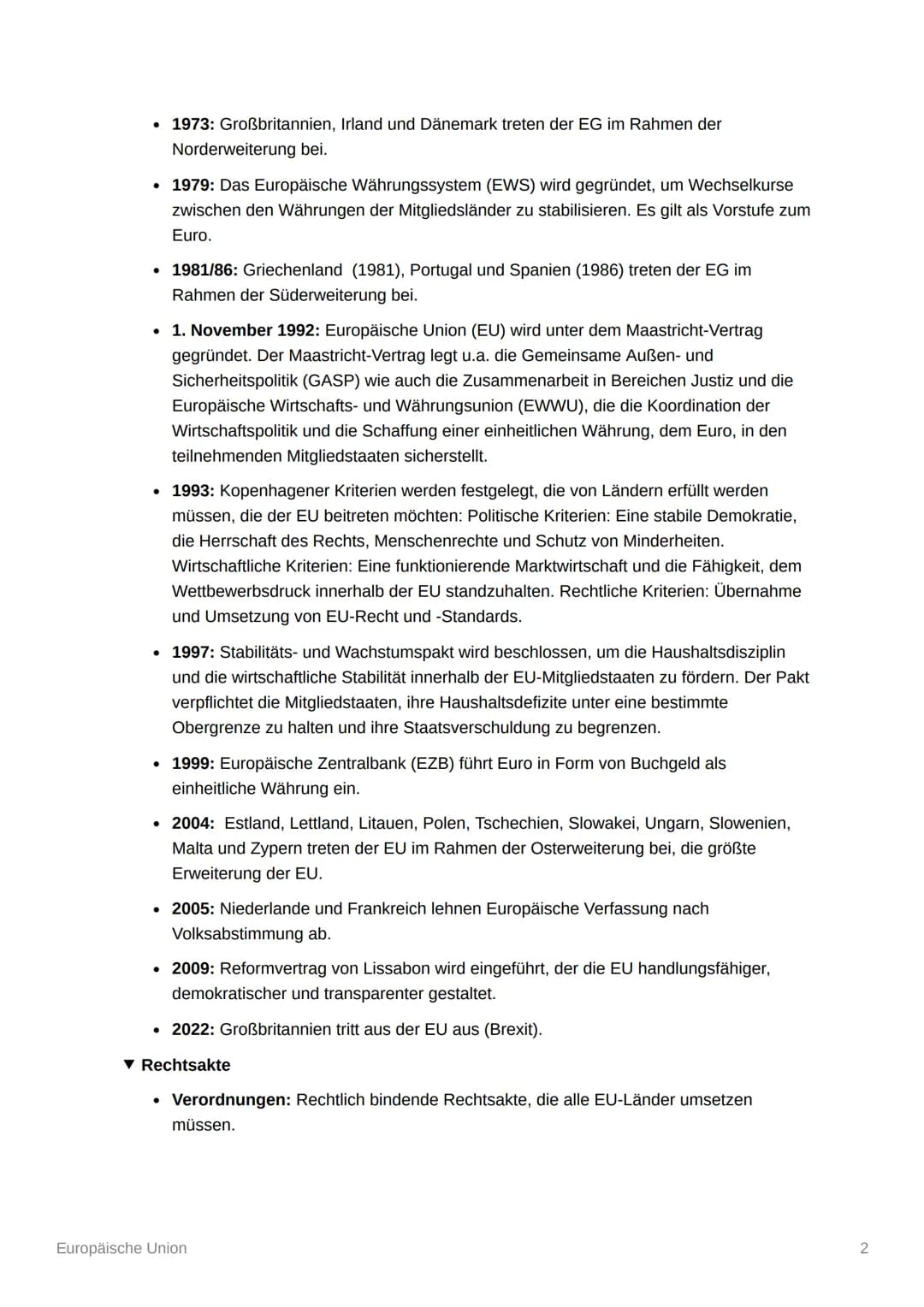# Europäische Union

▼ Werte und Ziele

*   Achtung der Menschenwürde, Freiheit, Demokratie, Gleichheit, Rechtsstaatlichkeit
    und Mensche