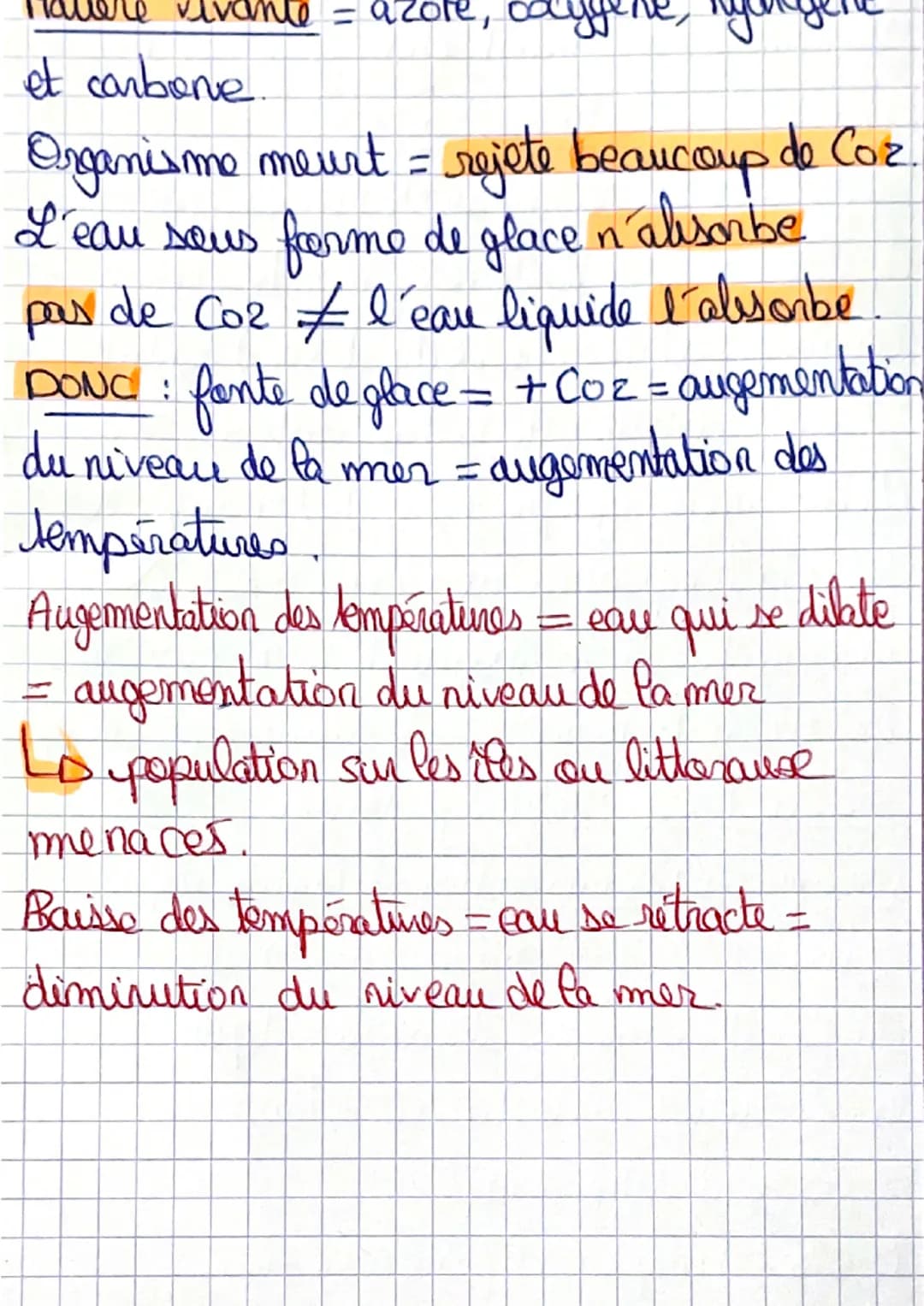 # Comment le climat change-t-il?

1) Changements du passé :
Sur 24000 ans le niveau de la mer a augemente
de 130 m. fonte des glaces terrest