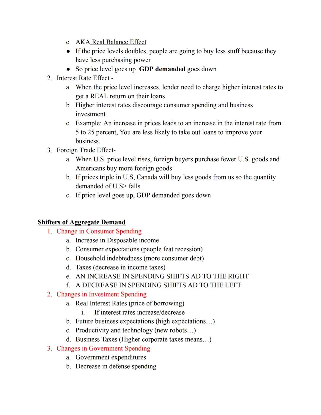 What is Aggregate Demand?
*   Aggregate: added all together
*   When we use aggregates we combine all prices and all quantities
*   Aggregat