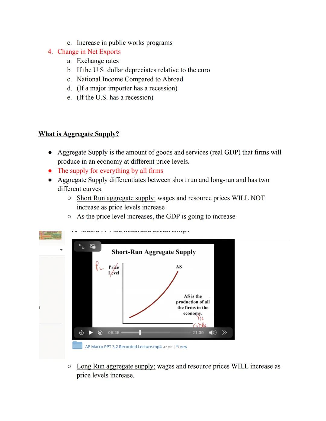 What is Aggregate Demand?
*   Aggregate: added all together
*   When we use aggregates we combine all prices and all quantities
*   Aggregat