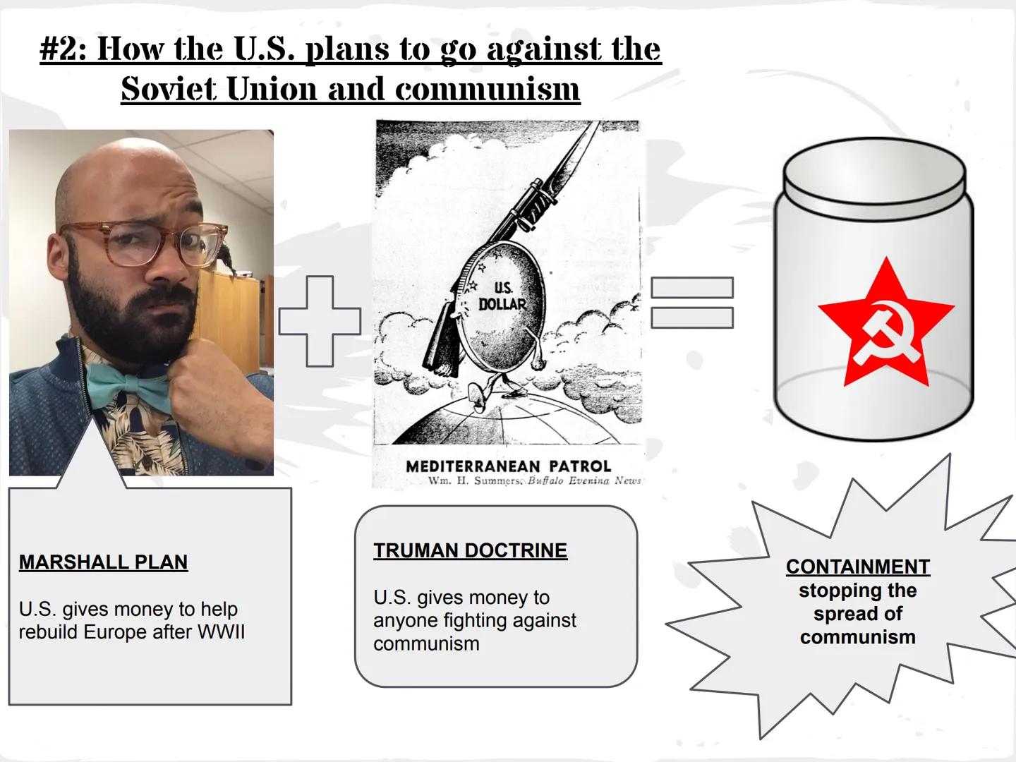 * COLD WAR *

(1945-1991) What is it all about?

United States vs. Soviet Union

COLD WAR-state of high tension between
these two countries.