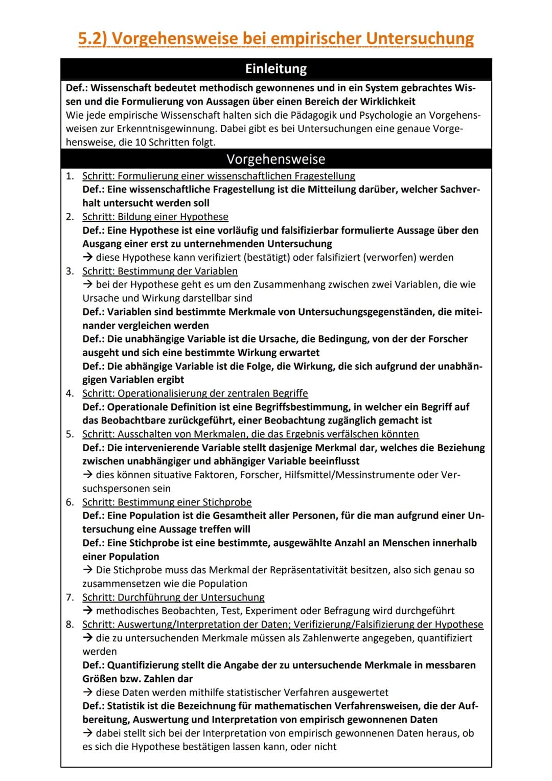 # 1) Ziele der Psychologie und Pädagogik

Einleitung

Def.: Wissenschaft bedeutet methodisch gewonnenes und in ein System gebrachtes Wissen
