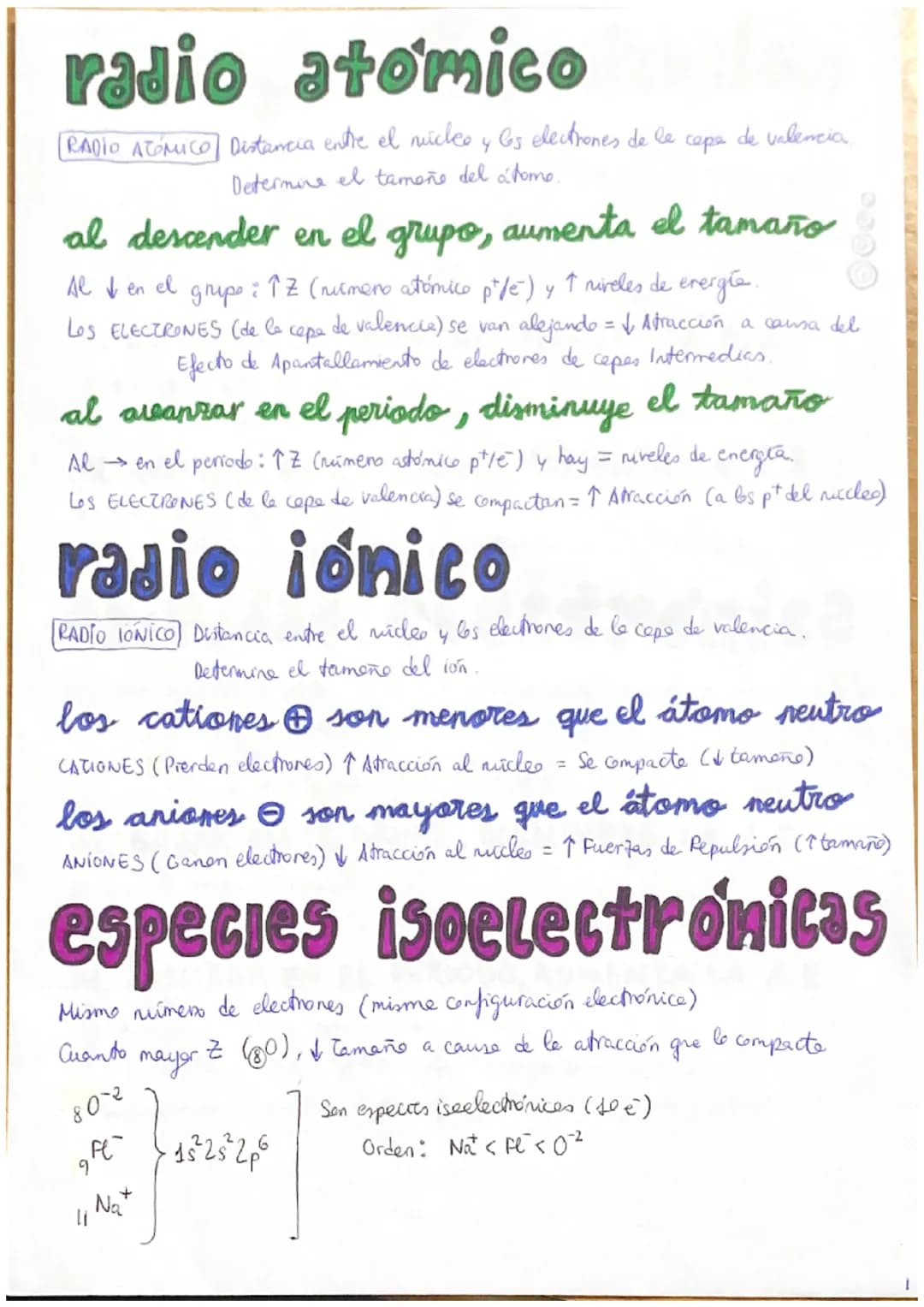 # radio atómico

[RADIO ATÓMICO] Distancia entre el núcleo y es electrones de le capa de valencia
Determine el tamaño del átomo.

## al desc