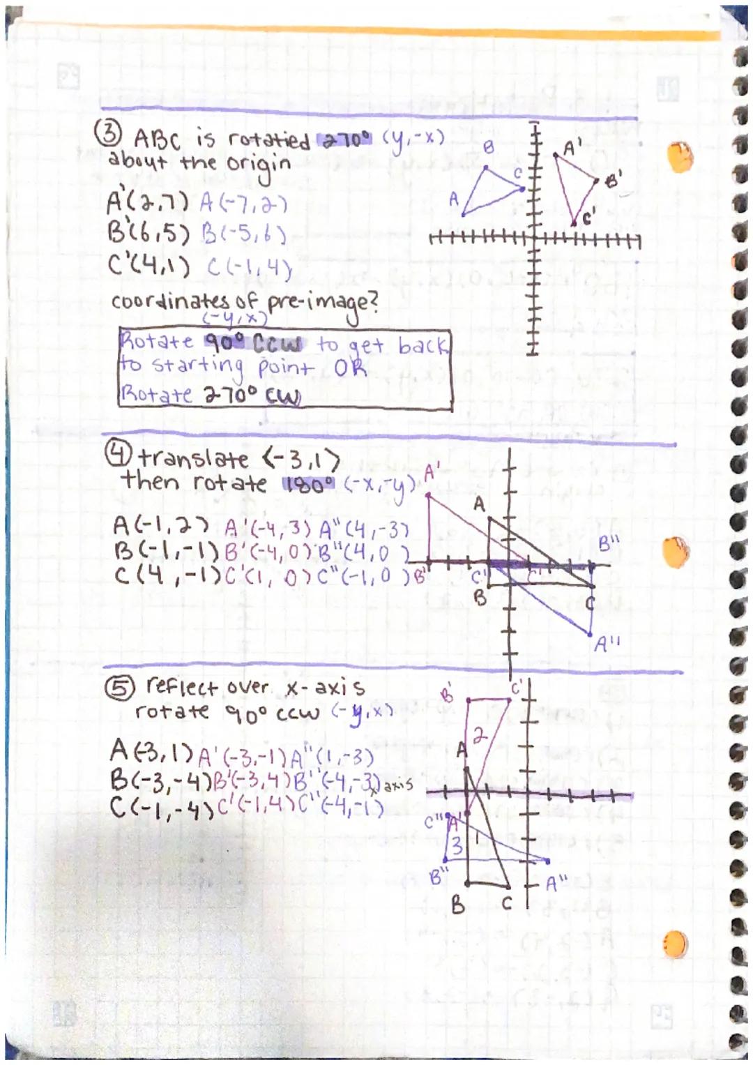 
<h2 id="reflections">Reflections</h2>
<h3 id="vocabulary">Vocabulary</h3>
<ul>
<li>A rigid motion is a transformation that preserves length